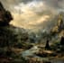 digitally paint fantasy landscape