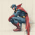 make your any superhero comic art