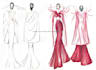 create manual stylized fashion illustrations