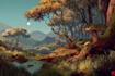 paint stunning landscape illustrations