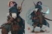 draw stylized dnd character art