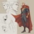 draw superhero action comic