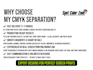 cmyk color separation for screen printing dtf and dtg