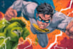 superhero comic book illustration manga comic page graphic