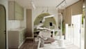 design 3d hospital, clinic, dental, diagnostic center cgi, high quality render