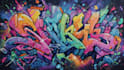 create expressive digital graffiti murals