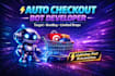 code a powerful auto checkout bot for target, bestbuy and drops