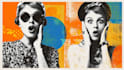 draw a retro pop art roy lichtenstein style