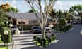 render building external design, real estate property rendering,furniture layout