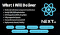 be your expert react js and next js frontend developer