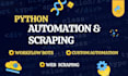scrape any website using python web scraping