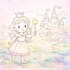 magical children illustrations in mixed media fantasy style
