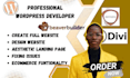 do wordpress website with oxygen builder, gutenberg kandence, beaver and divi