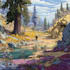 draw a landscape illustration