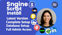 install sngine and do basic configuration