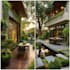 design home garden, pool, patio, villa landscape