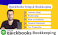 do quickbooks setup, quickbooks clean up, and quickbooks bookkeeping