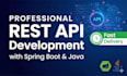 develop professional rest apis using spring boot and java