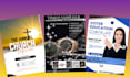 design urgent flyer, poster  and brochure