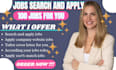 search and apply jobs reverse recruiter, job application