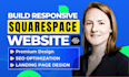 squarespace website design redesign squarespace website development squarespace
