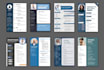 make clean and attractive cv resume design