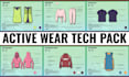design clothing tech pack active wear fashion tech pack