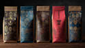 custom coffee packaging, bag, label and pouch design