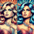 design classic superhero comic in vintage texture