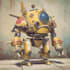 make custom robot mecha art
