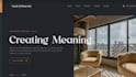 design a stunning portfolio or interior design website that converts