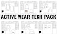 do fashion tech pack clothing tech pack active wear tech pack flat sketch