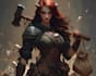 draw dnd character art, fantasy fighter character