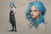 do a illustration anime and roleplaying character