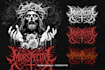 death metal band lettering font logo