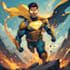 draw super hero comic, super hero comic animation