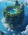 create fantasy landscape concept art