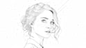 create digital line art illustration