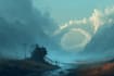 draw cinematic environment concept art