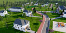 buildup 2d site plan,master plan,real estate map, architectural landscape render