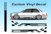 design custom vinyl decals, redesign decals and vehicle wrap designs