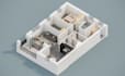 convert 2d to 3d floor plan,dwg plan rendering,house layout plan design,sketchup
