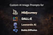 write high quality ai image prompts