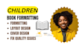 do childrens book layout design poem and poetry book formatting cover for KDP