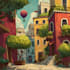 do stylized environment illustration background art