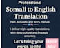 translate somali to english professionally