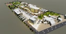 sort out 2d to 3d master plan,urban development,site plan cgi map visualization