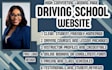 driving course website driving academy website driving school enrollment website