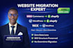 migrate woocommerce to shopify, migrate wordpress to shopify, wix to wordpress