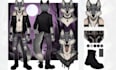create a detailed furry ref sheet for your fursona